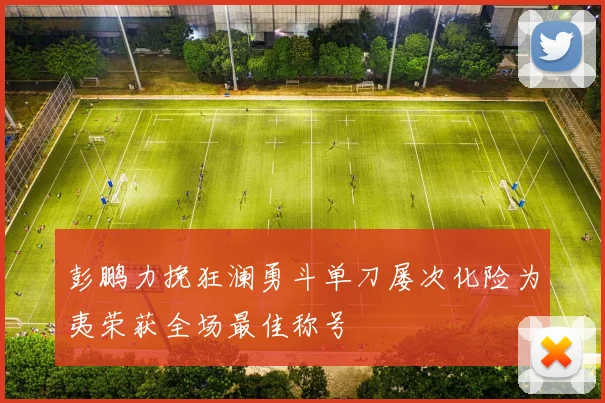 彭鹏力挽狂澜勇斗单刀屡次化险为夷荣获全场最佳称号